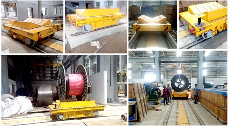 石料粗碎鄂式破碎機(jī) 滑觸線搬運(yùn)車現(xiàn)場